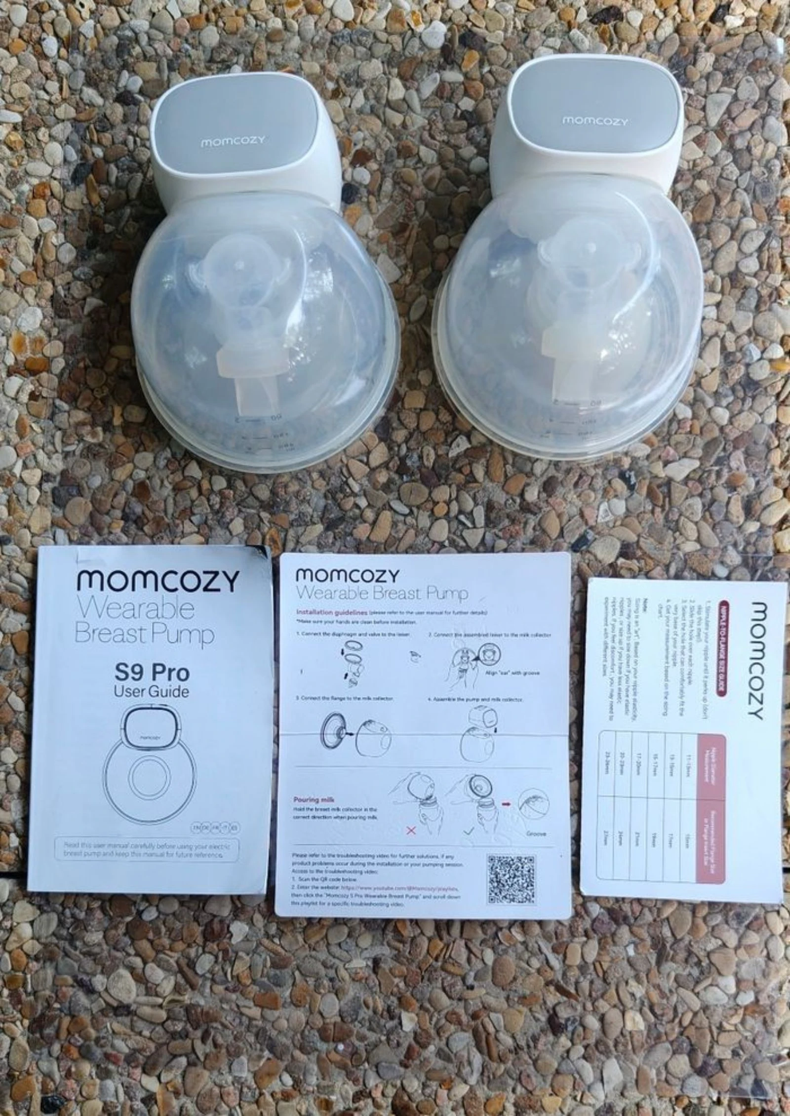 Bomba de leite elétrica mãos livres Momcozy S9 Pro dupla – photo 3